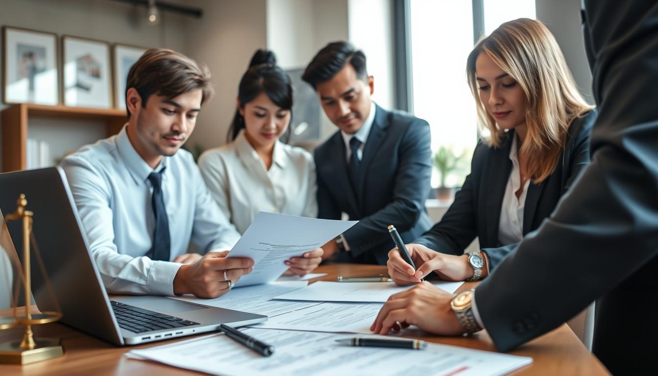 Real estate ownership transfer documents and closing confirmation